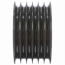 6 Groove Gripbelt Split Taper Sheave, A, B Belt, 8.35" OD