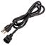 4U/6U Under Cabinet 3-Prong Cord (Black)
