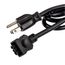 4U/6U Under Cabinet 3-Prong Cord (Black)