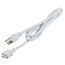 4U/6U Under Cabinet 3-Prong Cord (White)