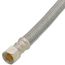 60" Braided Stainless Steel Dishwasher Connector w/ 2 MIP Elbows (3/8" x 3/8" Compression Thread)