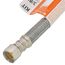 60" Braided Stainless Steel Dishwasher Connector w/ 2 MIP Elbows (3/8" x 3/8" Compression Thread)