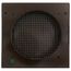 Premium Wall Vent 6" Galvalume Steel Wall Vent (Brown)