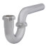 1-1/4" Brass P-Trap w/o Cleanout, 20 Ga. (Chrome Plated)
