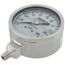 700LFSS, 4" Pressure Gauge with Lower Mount, 1/4 NPT (0-100 PSI)