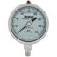 700LFSS, 4" Pressure Gauge with Lower Mount, 1/4 NPT (0-160 PSI)