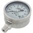 700LFSS, 4" Pressure Gauge with Lower Mount, 1/2 NPT (0-100 PSI)