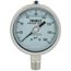 700LFSS, 4" Pressure Gauge with Lower Mount, 1/2 NPT (0-160 PSI)