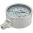 700LFSS, 4" Pressure Gauge with Lower Mount, 1/2 NPT (0-200 PSI)
