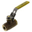 3/8" Standard Port Threaded Ball Valve w/ Locking Handle (7.2 Cv)