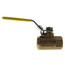 1/2" Standard Port Threaded Ball Valve w/ Locking Handle (15 Cv)