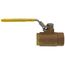 3/4" Standard Port Threaded Ball Valve w/ Auto Drain & Locking Handle (30 Cv)