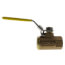 1-1/4" Standard Port Threaded Ball Valve w/ Locking Handle (48 Cv)