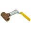1/2" FNPT 2-Piece Ball Valve w/ Stainless Steel Ball & 2-1/4" Stem