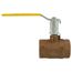2" FNPT 2-Piece Ball Valve w/ Stainless Steel Ball & 2-1/4" Stem