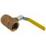 2" FNPT 2-Piece Ball Valve w/ Stainless Steel Ball & 2-1/4" Stem