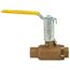 3/4" Solder 2-Piece Ball Valve w/ Stainless Steel Ball & 2-1/4" Stem