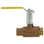 1" Solder 2-Piece Ball Valve w/ Stainless Steel Ball & 2-1/4" Stem