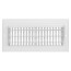 10" x 4" (Wall Opening Size) White Two-Way Steel Sidewall/Ceiling Register (682M Series)