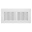 10" x 4" (Wall Opening Size) White Two-Way Steel Sidewall/Ceiling Register (682M Series)