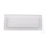12" x 4" (Wall Opening Size) White Two-Way Steel Sidewall/Ceiling Register (682M Series)