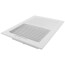 12" x 8" (Wall Opening Size) White Two-Way Steel Sidewall/Ceiling Register (682M Series)