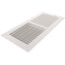 14" x 6" (Wall Opening Size) White Two-Way Steel Sidewall/Ceiling Register (682M Series)