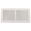 14" x 6" (Wall Opening Size) White Two-Way Steel Sidewall/Ceiling Register (682M Series)