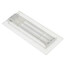 12" x 6" (Wall Opening Size) White Three-Way Steel Sidewall/Ceiling Registers, Pack of 20 (683M Series)