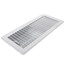 4" x 10" (Wall Opening Size) White Floor Register (421M Series)