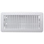 4" x 10" (Wall Opening Size) White Floor Register (421M Series)