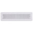 2" x 12" (Wall Opening Size) White Floor Register (421M Series)