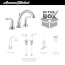 Delancey 8" Widespread 2 Handle Bathroom Faucet 1.2 gpm w/ Lever Handles (Chrome), 7052807.002