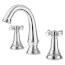 Delancey 8" Widespread 2 Handle Bathroom Faucet 1.2 gpm w/ Cross Handles (Chrome), 7052827.002