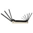 9 Piece Folding Hex Key Set (5/64" to 1/4")