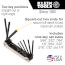 9 Piece Folding Hex Key Set (5/64" to 1/4")