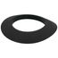 2/4" (60/100) Rubber Wall Plate (Black)