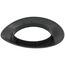 2/4" (60/100) Rubber Wall Plate (Black)