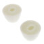 White Toilet Bolt Caps (Pack of 2)