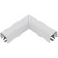 90-Degree Flat Elbow Fitting for Series 700 Raceways (White)