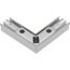 90-Degree Flat Elbow Fitting for Series 700 Raceways (White)