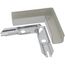 90-Degree Flat Elbow Fitting for Series 700 Raceways (White)