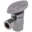 1/2" Nominal Sweat x 3/8" OD Compression Angle Stop Valve - Lead Free (Chrome)