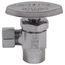 1/2" Nominal Sweat x 3/8" OD Compression Angle Stop Valve - Lead Free (Chrome)