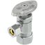 1/2" Nom Compression (5/8" OD) x 3/8" OD Compression Angle Stop Valve - Lead Free (Chrome)