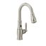 Brantford Spot Resist Stainless 1 Handle High Arc Pulldown Kitchen Faucet, 7185ESRS