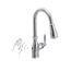 Brantford 1 Handle Pulldown Kitchen Faucet, 1.5 GPM, 7185EWC (Chrome)