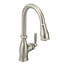 Brantford 1-Handle High Arc Pull-down Kitchen Faucet (Spot Resist Stainless), 7185SRS