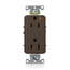 Decora Plus Isolated Ground Duplex Receptacle Outlet,  Smooth Face, 15A, 125V Back or Side Wire, NEMA 5-15R, 2-Pole, 3-Wire, Self-Grounding (Blue)