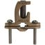 3/8" to 1" Pipe Bare Wire Ground Clamp with Open Lug